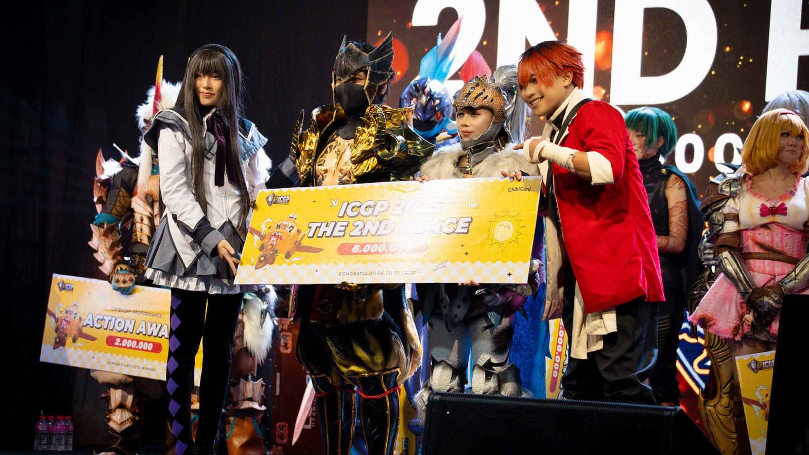 Tim Aghni Perwakilan Bali pada kompetisi Indonesia Cosplay Grand Prix (ICGP) mendapat juara 2