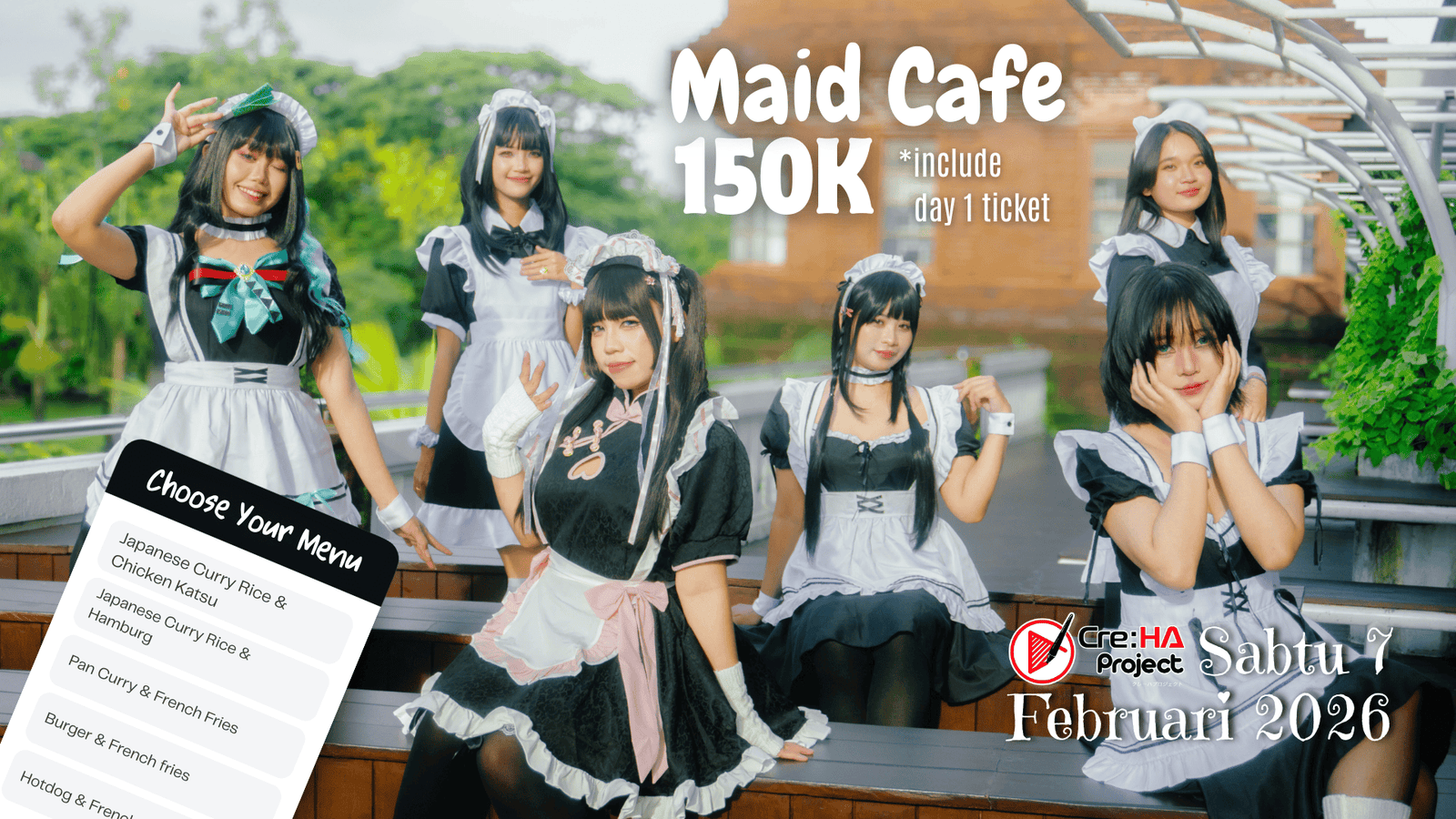 Syarat & Ketentuan Maid Café Area Creator VI